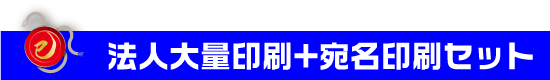 大量年賀状印刷 宛名印刷のセット